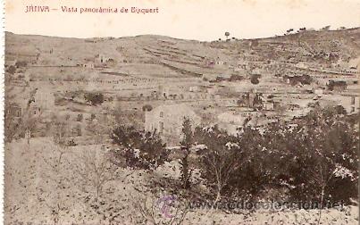 Postkarten: POSTAL JATIVA VISTA PANORAMICA DE BIXQUERT