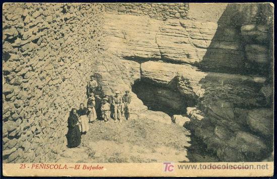 Postales: PE&Ntilde;ISCOLA (Castellon) : L. Roisin N&ordm; 25 - El Bufador