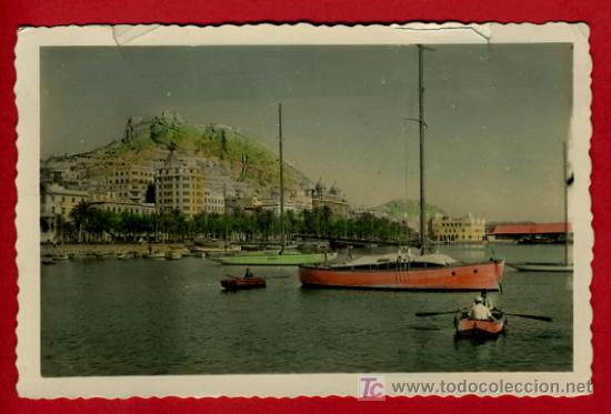 Postcards: ALICANTE, CASTILLO DE SANTA BARBARO Y EXPLANADA,      P35859