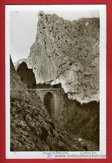 Postais: ALICANTE, PUENTE DE MASCARAT,      P35870