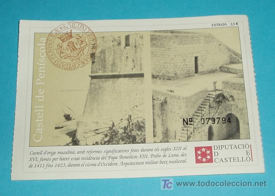 Cartes Postales: POSTAL DE PE&Ntilde;&Iacute;SCOLA. ENTRADA AL CASTILLO DEL PAPA LUNA