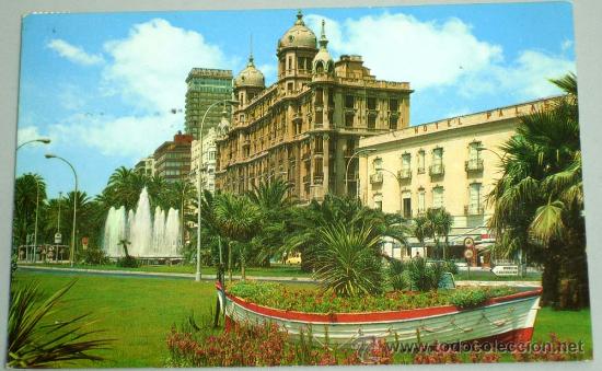 Cartes Postales: Postal Alicante plaza del Mar Ed J Jim&eacute;nez a&ntilde;os 70