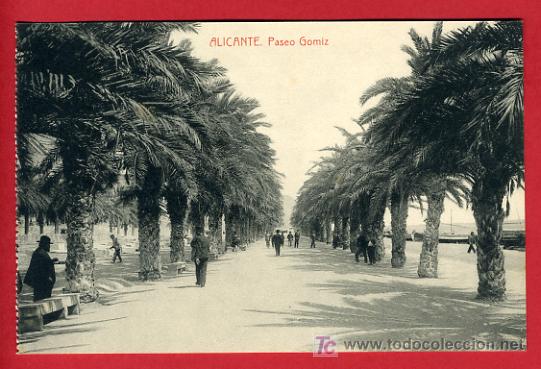 Postkarten: ALICANTE, PASEO GOMIZ,    P36107