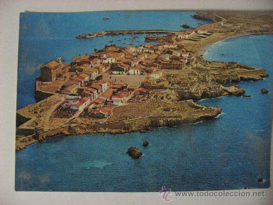 Postales: POSTAL SIN CIRCULAR DE LA ISLA DE TABARCA,ALICANTE-VISTA AEREA.
