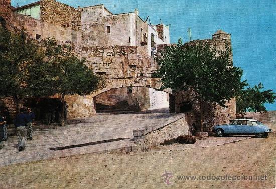 Postkarten: pe&ntilde;iscola - castellon - entrada a la poblacion - n&ordm; 6303 - ed. campa&ntilde;a - a&ntilde;o 1962 - nueva