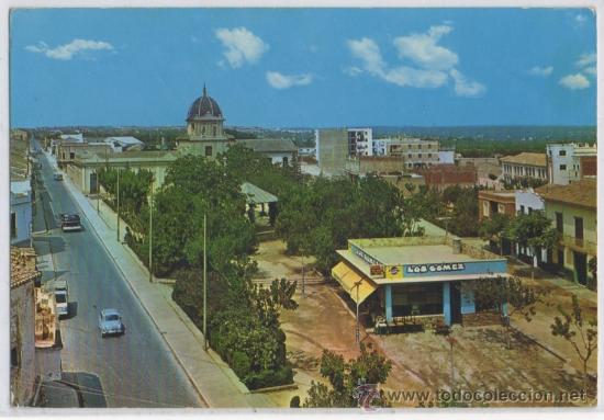 Postales: TARJETA POSTAL DE PICASENT PLAZA DE LA ERMITA CASTELLON LOS GOMEZ SEAT 600