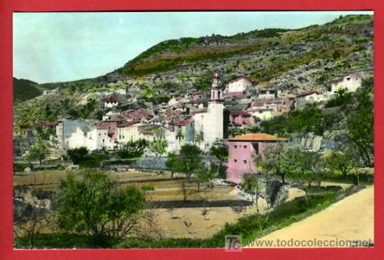 Postcards: FUENTES DE AYODAR, CASTELLON, VISTA PANORAMICA IGLESIA,     P41455