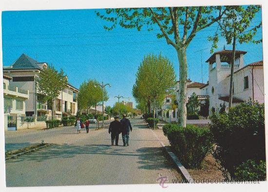 Cartes Postales: Requena avenida de Lamo de Espinosa,kolor Zerkowitz-Barcelona JDP-Valencia estampas y postales Dura