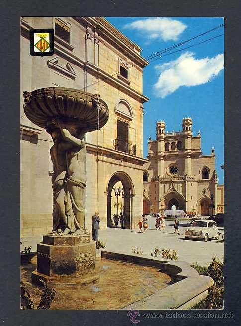 Postales: Postal de CASTELLO: Pla&ccedil;a Major (Ed.Comas num.79) - Foto 1