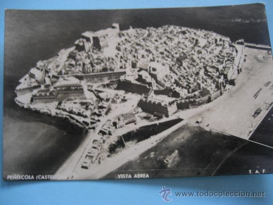 Postales: Pe&ntilde;iscola, Castellon. Vista Aerea. T.A.F.  Postal sin circular