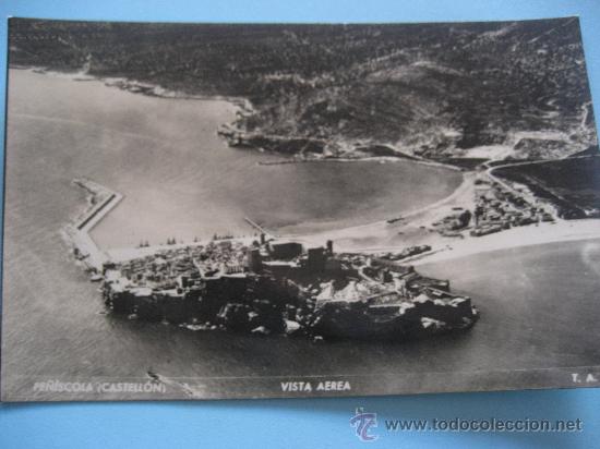 Postales: Pe&ntilde;iscola, Castellon. Vista Aerea. T.A.F.  Postal sin circular