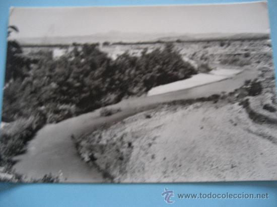 Postales: Villareal de los Infantes. Castellon. N&ordm; 1004. Ermita y Rio Mijares. Ed. Comas Aldea. Circulada 1963