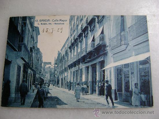 Cartoline: GANDIA.CALLE MAYOR.12391