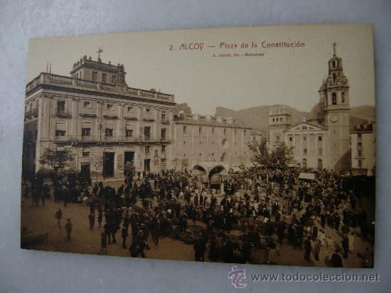 Postkarten: ALCOY.PLAZA DE LA CONSTITUCION.12408
