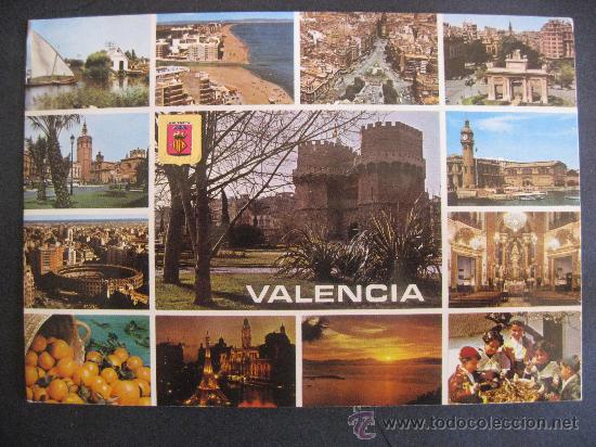 Postales: VALENCIA DIVERSOS ASPECTOS.SIN CIRCULAR. - Foto 1
