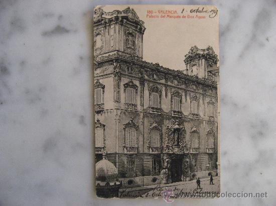 Postcards: POSTAL CIRCULADA DEL PALACIO DEL MARQUES DE DOS AGUAS,VALENCIA.VER FOTO ADICIONAL.