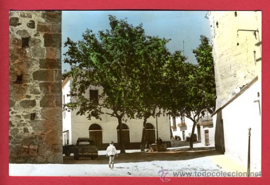 Postkarten: soneja, castellon, plaza del caudillo,           p44499