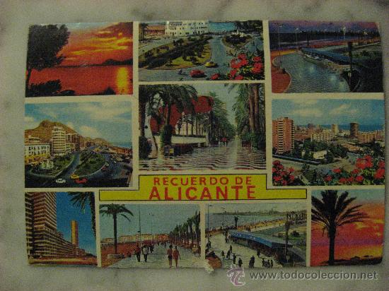 Postales: RECUERDO DE ALICANTE.