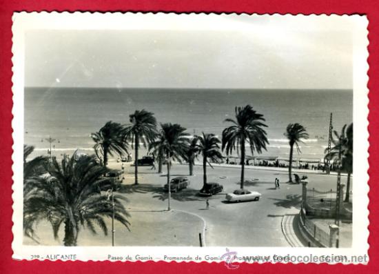 Postais: alicante, paseo de gomis,    p49238