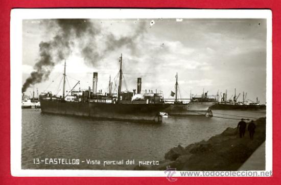 Postais: castellon, vista parcial del puerto, fotografica,    p49292
