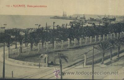Postkarten: POSTAL ANTIGUA DE LA COMUNIDAD VALENCIANA  ALICANTE N&ordm; 110 VISTA PANORAMICA  P-VA-127