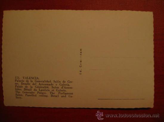 Postales: VALENCIA. REF. A I. 837 - Foto 2
