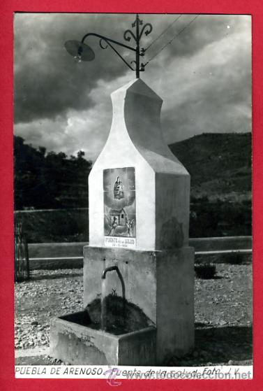 Postkarten: puebla de arenoso, castellon, fuente de la salud, fotografica,      p60250