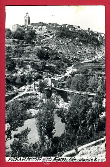 Postkarten: puebla de arenoso, castellon, rio mijares, fotografica,      p60252