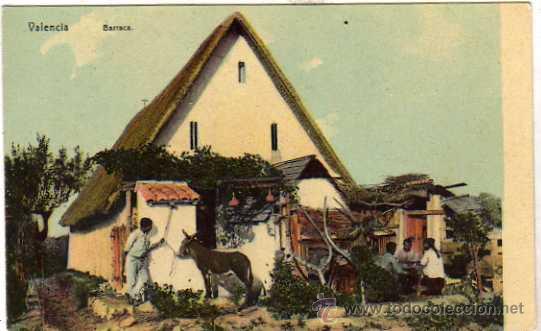 Postales: Valencia. Barraca. Sin circular. - Foto 1