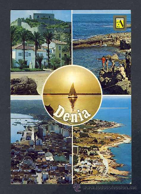 Postales: Postal de DENIA: 5 vistes (Ed.Subirats num.114)