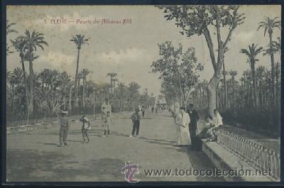 Postkarten: POSTAL ANTIGUA DE ELCHE N&ordm; 1 PASEO DE ALFONSO XIII   P-VA-259