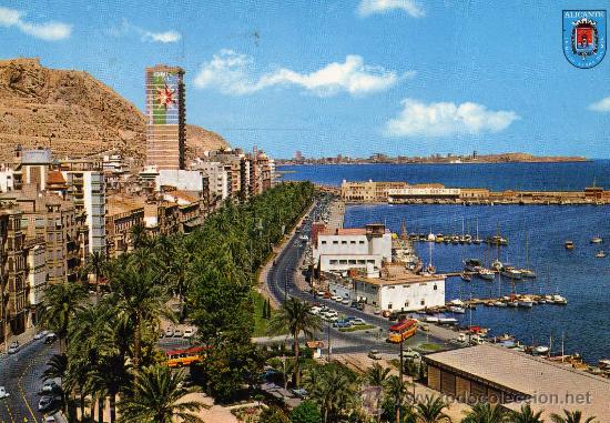 Postkarten: ALICANTE N&ordm; 35 PASEO DEL CONDE DE VALLELLANO ESCRITA CIRCULADA SIN SELLO