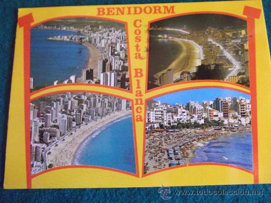 Postkarten: ALICANTE-BENIDORM-ESCRITA-SELLADA-CIRCULADA-D5-