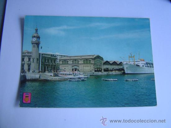 Postales: Interesante postal de Valencia.- Puerto escalera Real