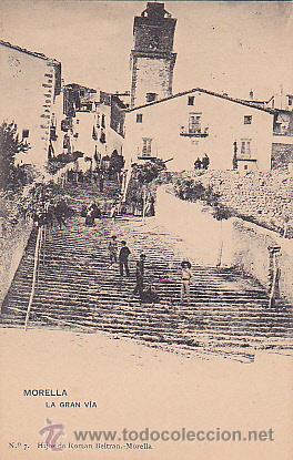 Postales: POSTAL MORELLA LA GRAN VIA - Foto 1