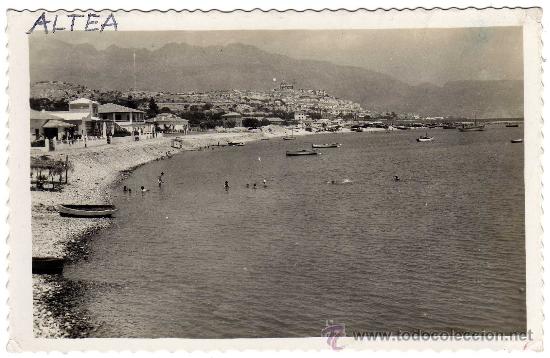 Postcards: BONITA POSTAL - ALTEA (ALICANTE) - PLAYA Y VISTA PARCIAL