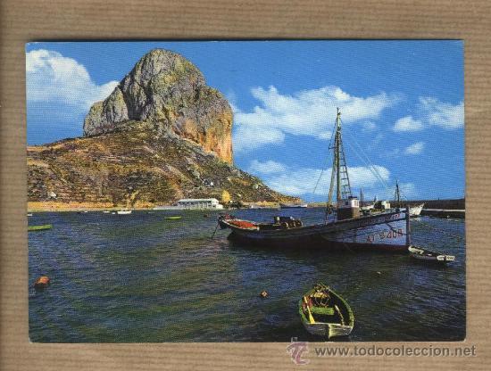 Postcards: Postal Pe&ntilde;&oacute;n de Ifach / Puerto de Calpe / Garcia Garrabella / Circulada sello / 1967