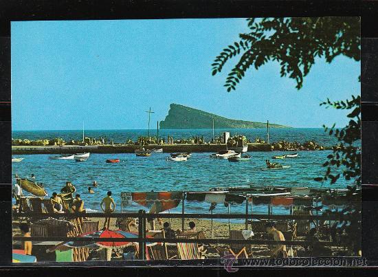 Postales: BENIDORM. N&ordm; 121. PUERTO E ISLA - Foto 1