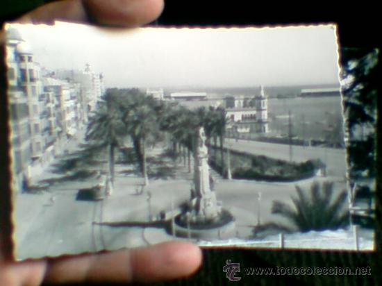 Postkarten: Postal Explanada Espa&ntilde;a Alicante a&ntilde;o 60 tranvia circulada foto Garrabella (b8)