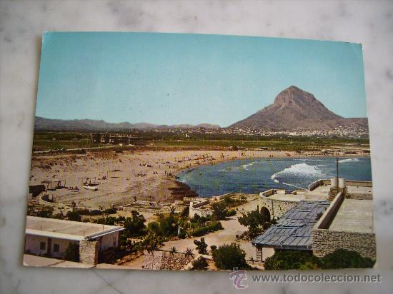 Cartoline: JAVEA,ALICANTE.PLAYA DEL ARENAL.ERNESTO SOLER CATALA 11.CIRCULADA.