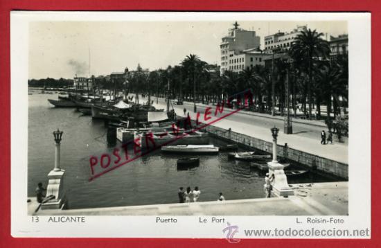 Postcards: POSTAL, ALICANTE, PUERTO,    P68714