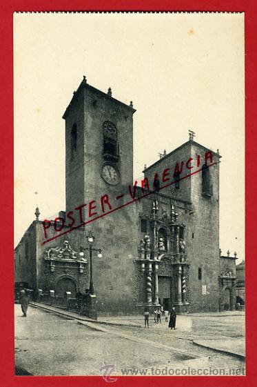 Postcards: POSTAL, ALICANTE, IGLESIA DE SANTA MARIA,    P68772