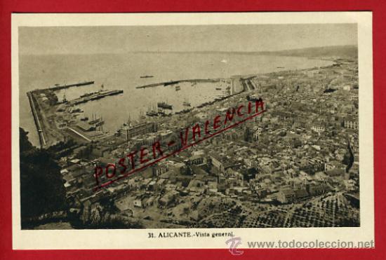 Postais: POSTAL, ALICANTE, VISTA GENERAL,    P68792