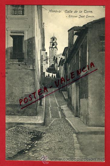 Postais: POSTAL, MONOVAR, ALICANTE, CALLE DE LA TORRE,   P69249