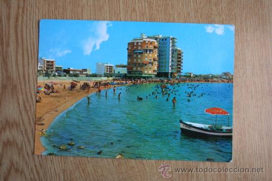 Postkarten: Postal. Torrevieja (Alicante). Playa acequi&oacute;n.