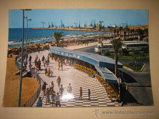 Postkarten: 6826.-ALICANTE PLAYA DEL POSTIGUET Y PASEO DE GOMIS