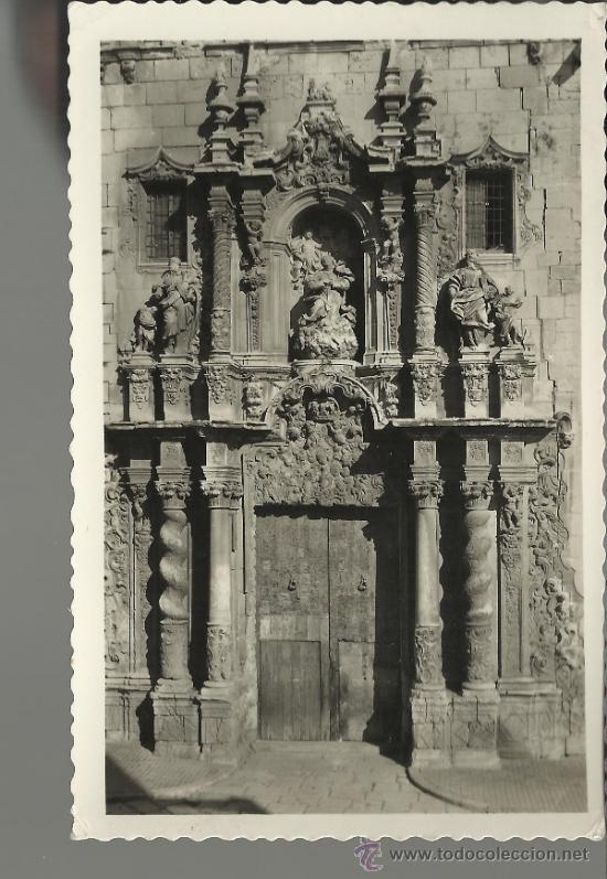 Postais: ALICANTE  IGLESIA DE SANTA MARIA ESCRITA CON SELLO