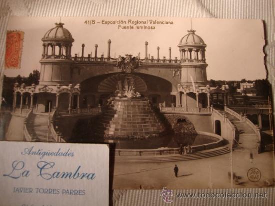 Postkarten: EXCELENTE TARJETA POSTAL ORIGINAL EXPOSICION REGIONAL VALENCIANA 1909 N&ordm; 41/B, SELLO ALCOY
