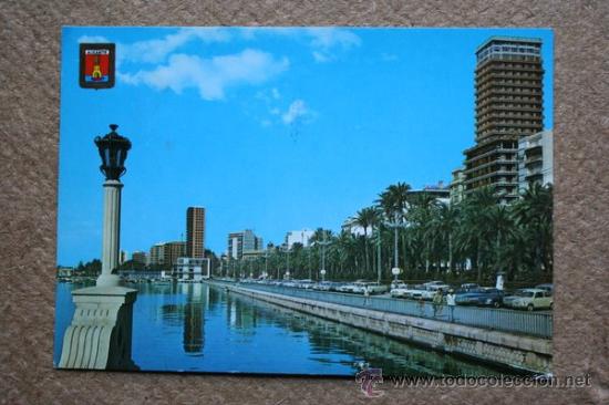 Postcards: Postal. Alicante. Explanada de Espa&ntilde;a y Puerto.