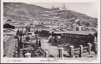 Cartes Postales: POSTAL CULLERA JARDINES DEL MERCADO